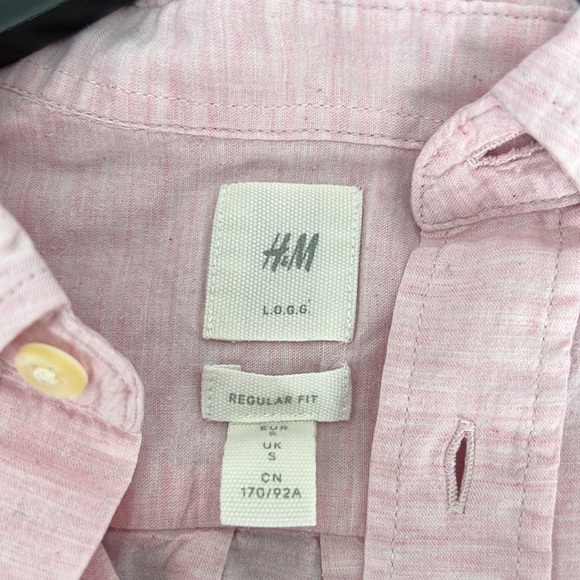 H&M Pink Long Sleeve Button Down - Picture 3 of 4